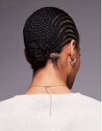 18ct gold plated circular pendant necklace