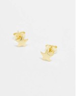 star stud earrings in gold plated