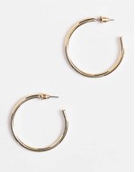 small simple hoop in gold