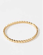 waterproof stainless steel skinny bracelet in circle design