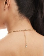 statement floral pearl necklace in white